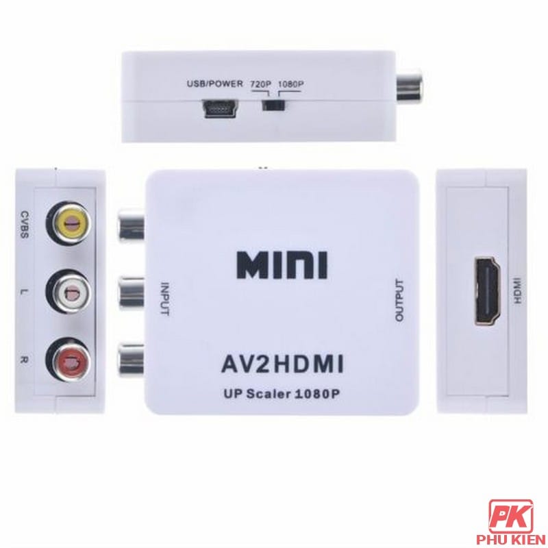 Bộ AV2HDMI chuyển đổi AV sang HDMI full HD 1080P