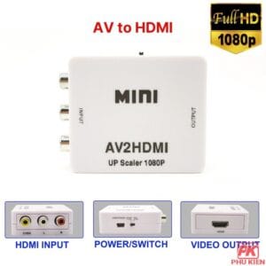 Bộ AV2HDMI chuyển đổi AV sang HDMI full HD 1080P