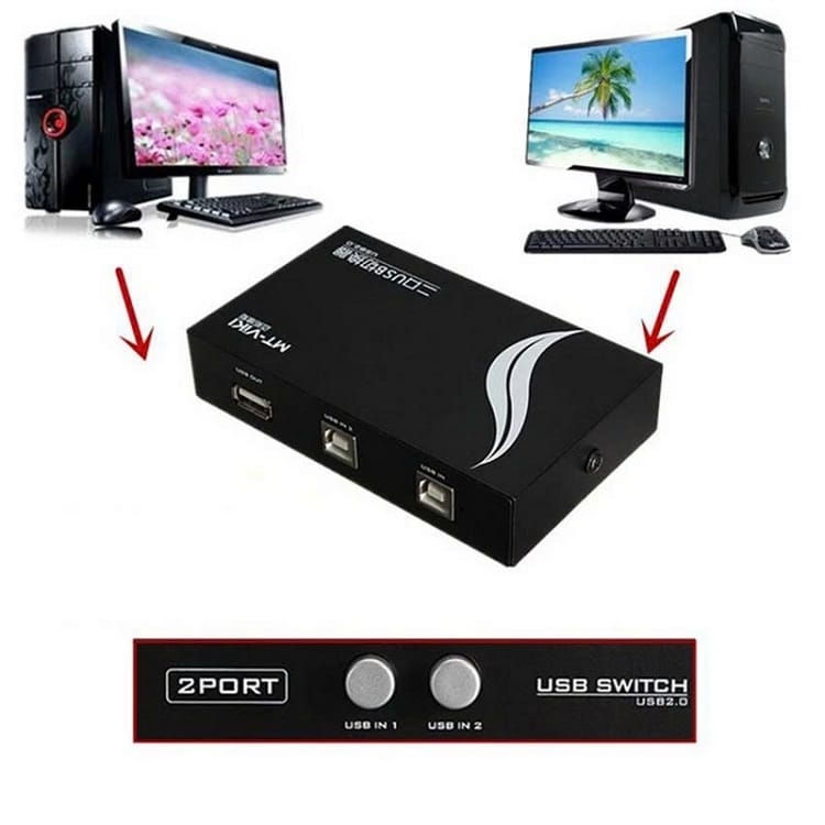 Bộ chia máy in 2 cổng MT-VIKI