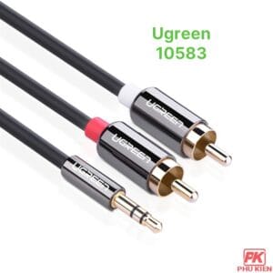 Cáp Audio 3.5 ra 2 đầu RCA 1,5m Ugreen 10583