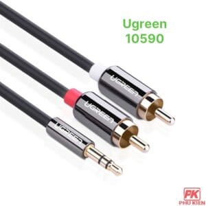 Cáp Audio 3.5 ra 2 đầu RCA 3m Ugreen 10590
