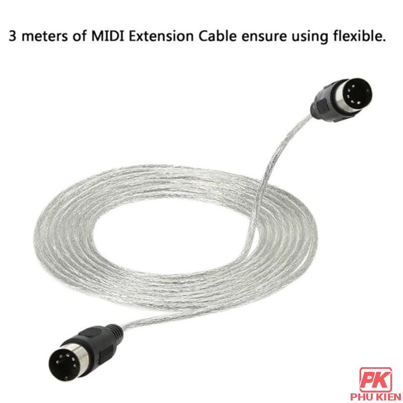 Cáp MIDI 5 pin kết nối Piano 3 Cáp MIDI 5 pin kết nối Piano - Ảnh 3