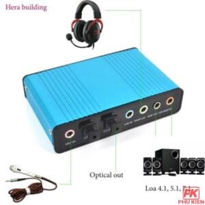 Card Sound box 5.1 chuyển đổi USB ra Audio 5.1 + Optical - Ảnh 2