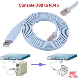 Cáp lập trình Console USB to RJ45