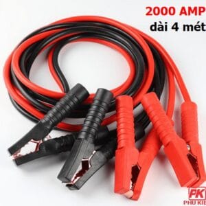 Dây câu bình Ắc quy 2000A dài 4m cứu hộ Ô tô