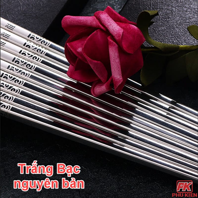 Đũa inox 304 Hàn Quốc mạ Titan chống trơn trượt cao cấp (5 đôi) 7 Đũa inox 304 Hàn Quốc mạ Titan chống trơn trượt