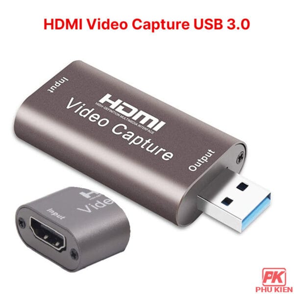 HDMI Video Capture USB 3.0 ghi chương trình vào Máy tính