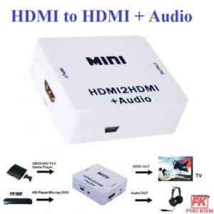 Bộ HDMI2HDMI chuyển đổi HDMI sang HDMI + Audio 3.5mm