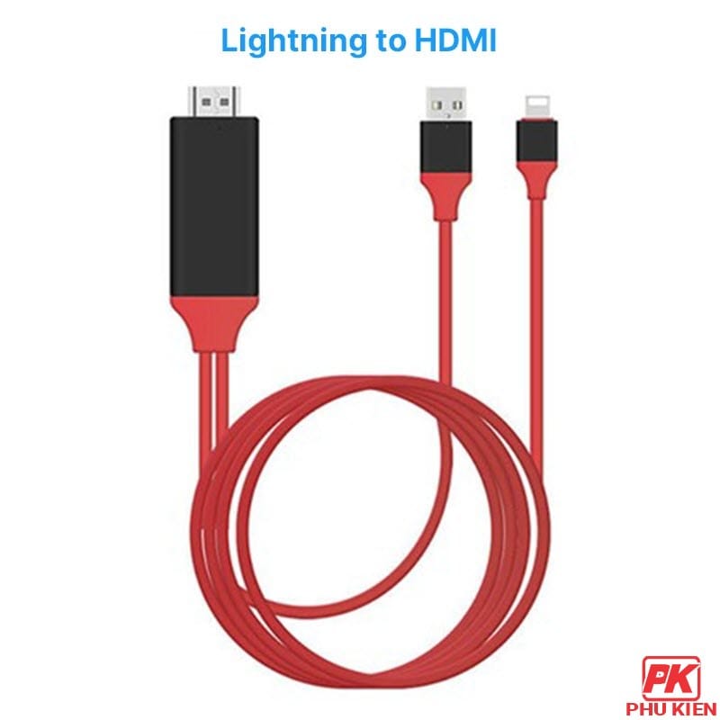 Cáp Lightning to HDMI kết nối iPhone iPad 1 Cáp Lightning to HDMI kết nối iPhone iPad