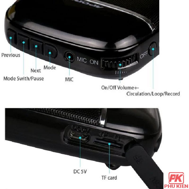 Máy Trợ giảng không dây Aporo T2 UHF có Bluetooth 4 Máy Trợ giảng không dây Aporo T2 UHF có Bluetooth - Ảnh 4