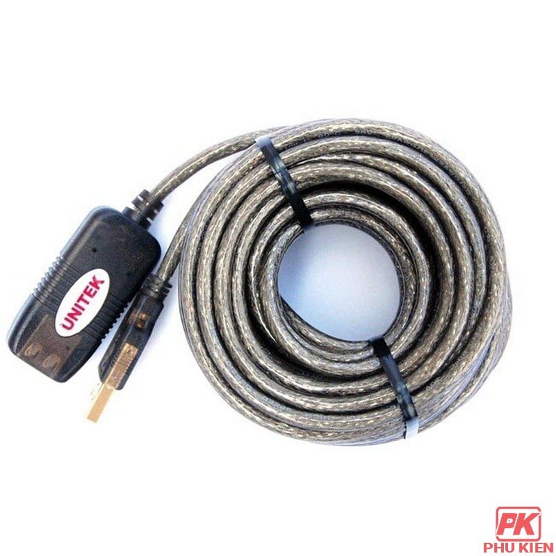 Cáp nối dài USB 15m Unitek Y-265 có IC khuếch đại tín hiệu 2 Cáp nối dài USB 15m Unitek Y-265 có IC khuếch đại tín hiệu - Ảnh 2