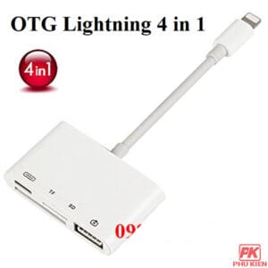 Cáp OTG lightning 4 in 1 cho Iphone Ipad