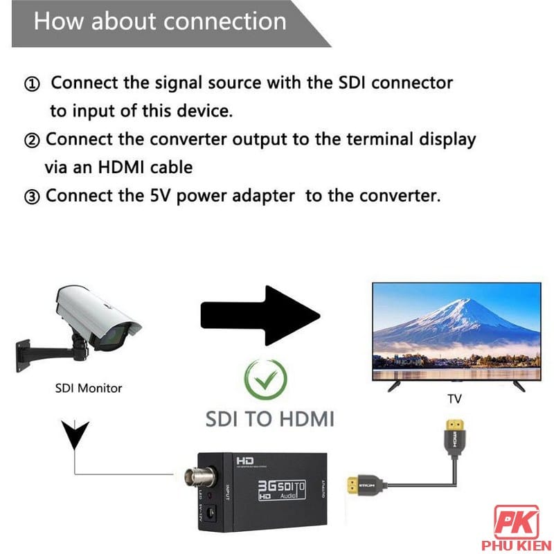 Bộ chuyển đổi SDI sang HDMI 4 Bộ chuyển đổi SDI sang HDMI - Ảnh 4