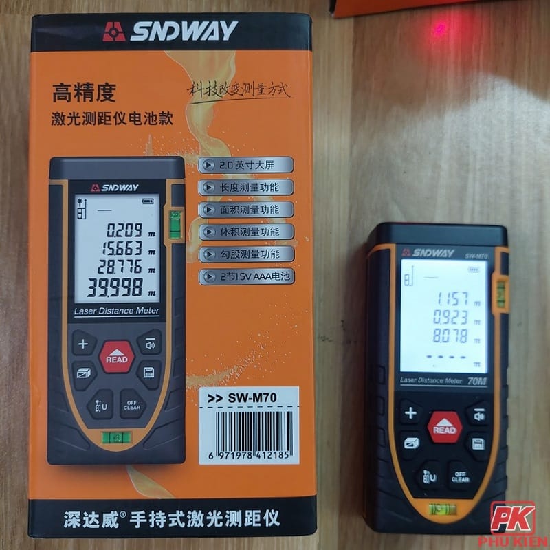 Thước đo khoảng cách 70m Sndway SW-M70 2 Thước đo khoảng cách 70m Sndway SW-M70