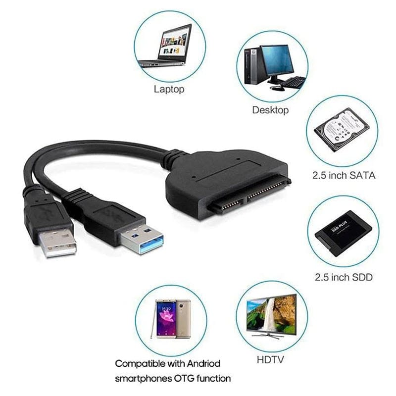 Cáp USB 3.0 to SATA kết nối HDD 2.5 inch