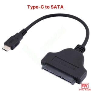 Cáp USB Type-C to SATA kết nối HDD 2.5 inch