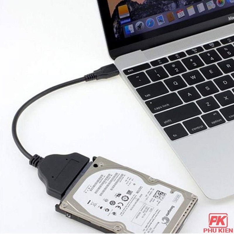 Cáp USB Type-C to SATA kết nối HDD 2.5 inch