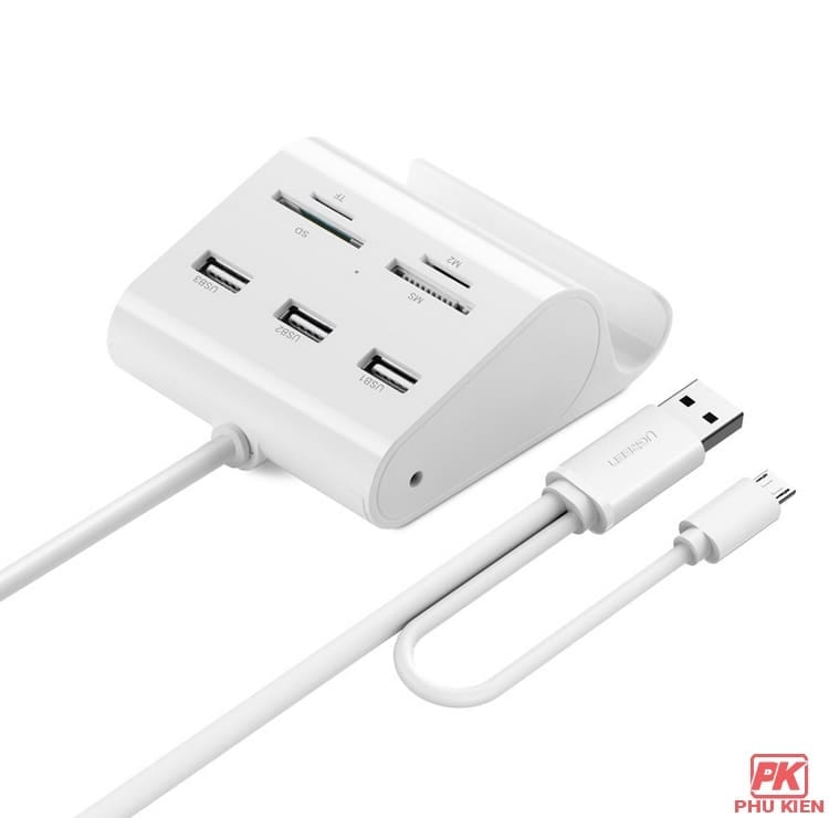 Bộ chia 3 cổng USB Ugreen 30340 tích hợp OTG đọc thẻ nhớ 3 Bộ chia 3 cổng USB Ugreen 30340 tích hợp OTG đọc thẻ nhớ - Ảnh 3