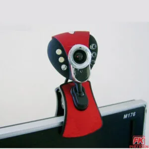 Webcam kẹp màn hình có Mic và đèn Led