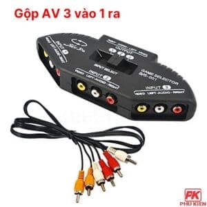 Bộ gộp AV 3 vào 1 ra