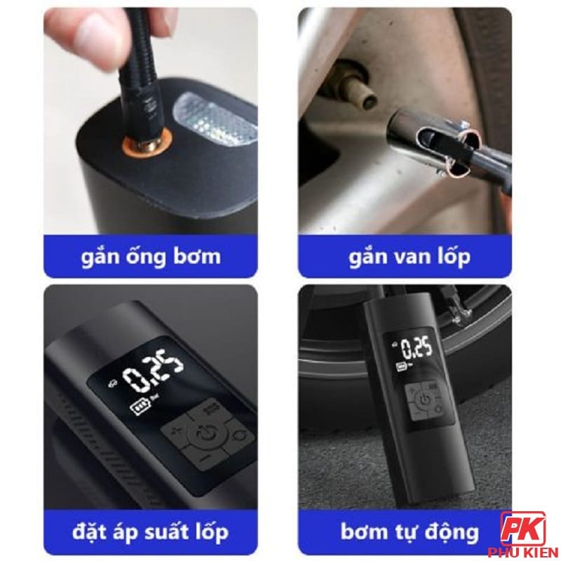 Bơm Ô tô nguồn 12V cắm tẩu Bơm Ô tô nguồn 12V cắm tẩu