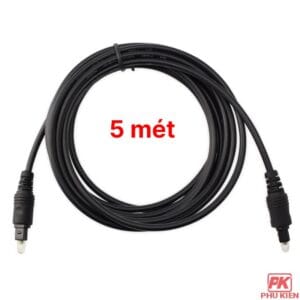 Cáp Audio Quang 5m Toslink Optical đen