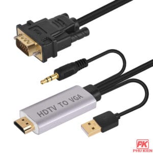 Cáp chuyển đổi HDMI sang VGA dài 2m