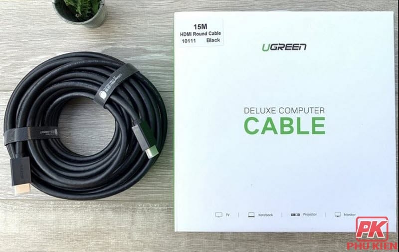 Cáp HDMI 15M Ugreen 10111 hỗ trợ Ethernet 3D 4K