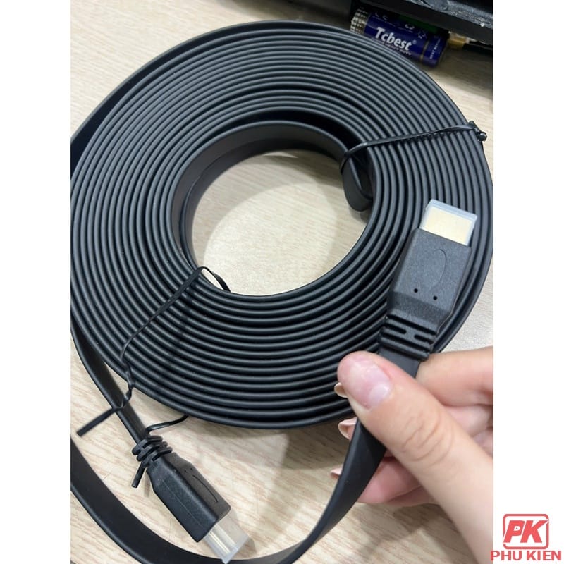 Cáp HDMI dài 15m dẹt chuẩn 1.4 full HD 1080P 3D