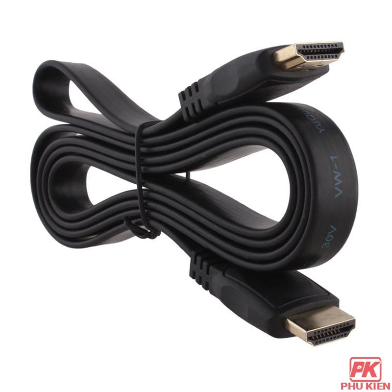 Cáp HDMI dài 3m dẹt chuẩn 1.4 full HD 1080P 3D 1 Cáp HDMI dài 3m dẹt chuẩn 1.4 full HD 1080P 3D