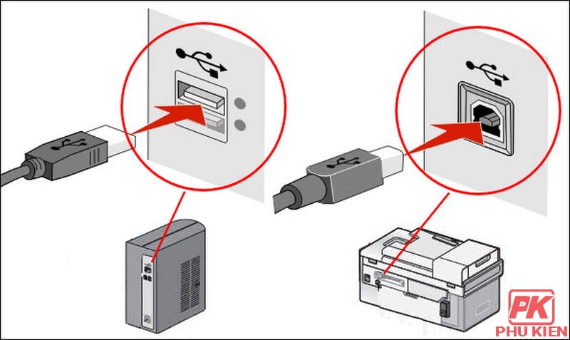 Cáp USB Máy in 1,5m chống nhiễu 4 Cáp USB Máy in 1,5m chống nhiễu