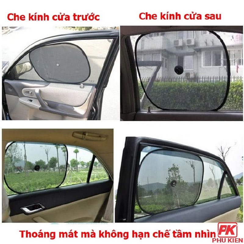 Tấm che nắng kính bên Ô tô dạng lưới 3 Tấm che nắng kính bên Ô tô dạng lưới - Ảnh 3