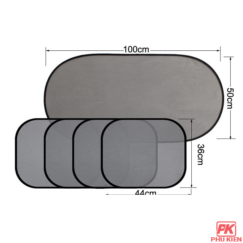 Tấm che nắng kính sau Ô tô dạng lưới 5 Tấm che nắng kính Ô tô