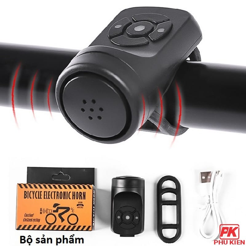 Còi xe đạp có báo động chống trộm