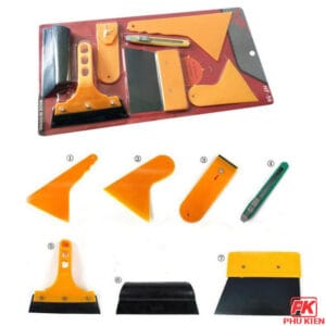 Bộ dụng cụ dán Phim cách nhiệt, dán Decal Ô tô 7 món