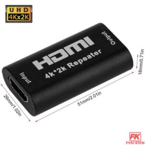 Đầu nối HDMI 4K*2K có chip khuếch tín hiệu 40m