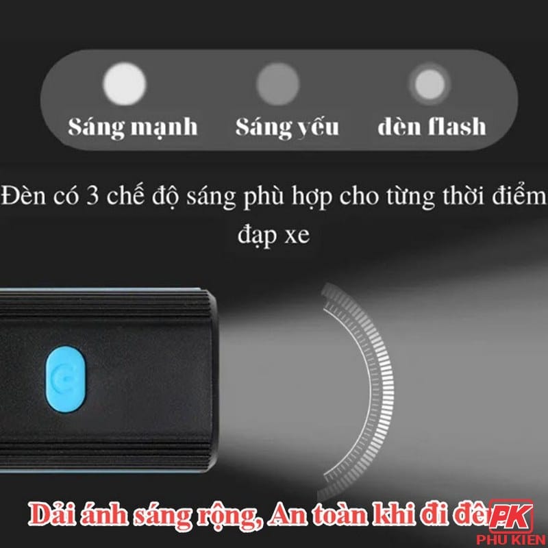 Đèn pha xe đạp có còi 3 Đèn pha xe đạp có còi - Ảnh 3