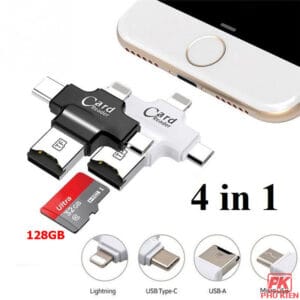 Đầu đọc thẻ nhớ 4 in 1 cho Điện thoại, Máy tính - Ảnh 3