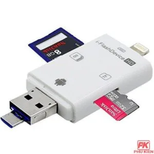 Đầu đọc thẻ nhớ i-Flash Device 3in1 cho Điện thoại, Máy tính