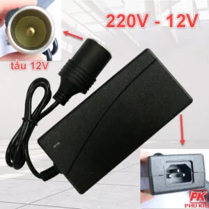 Bộ đổi nguồn 220V sang 12V tẩu Ô tô