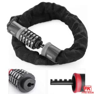 Khóa xích Xe đạp 5 số chống cắt an toàn