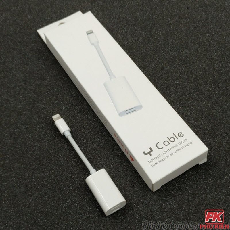 Cáp chia Lightning 1 ra 2 cho Iphone 6 Cáp chia Lightning 1 ra 2 cho Iphone