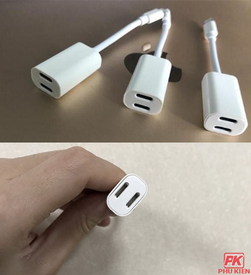 Cáp chia Lightning 1 ra 2 cho Iphone 2 Cáp chia Lightning 1 ra 2 cho Iphone - Ảnh 2