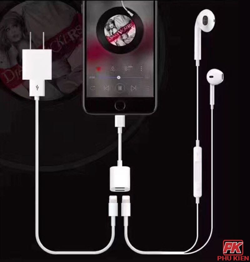 Cáp chia Lightning 1 ra 2 cho Iphone 4 Cáp chia Lightning 1 ra 2 cho Iphone - Ảnh 4