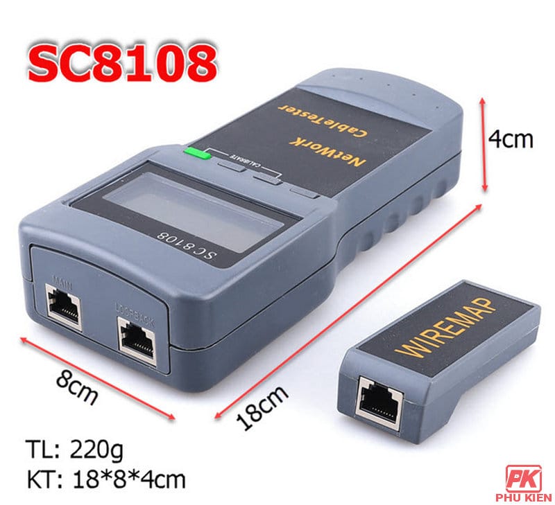 Máy test mạng SC8108 đo chiều dài cáp mạng Máy test mạng SC8108 đo chiều dài cáp mạng
