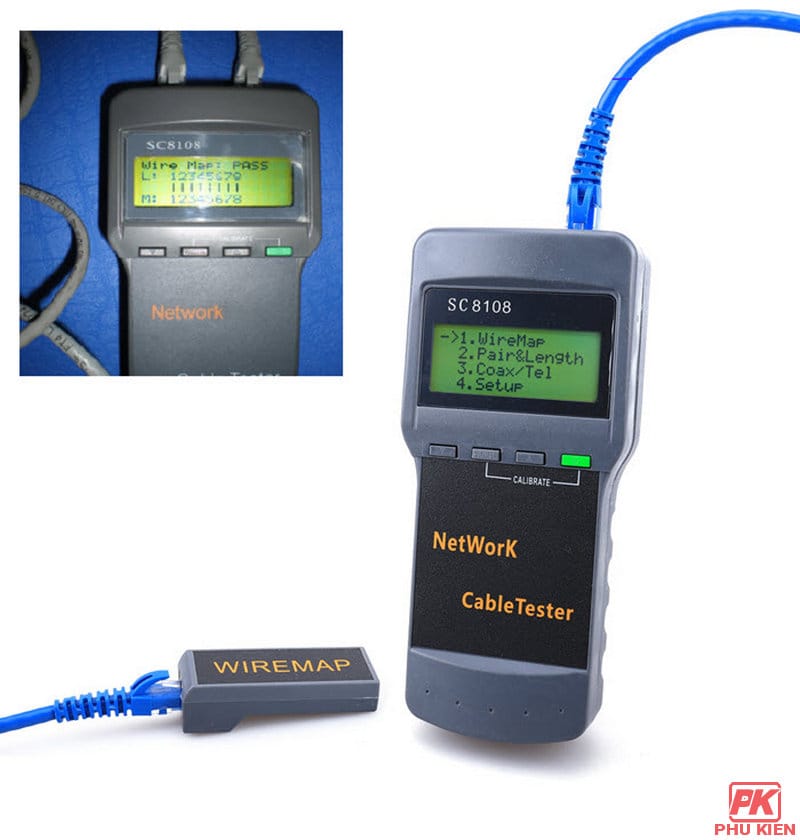 Máy test mạng SC8108 đo chiều dài cáp mạng 2 Máy test mạng SC8108 đo chiều dài cáp mạng - Ảnh 2