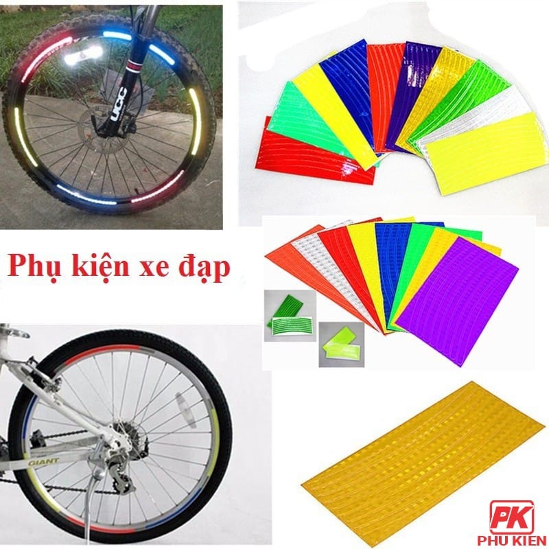 Miếng dán phản quang vành Xe Miếng dán phản quang vành Xe