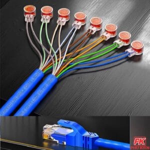 Rệp K1 Nối Cáp Mạng, Rệp nối cáp điện thoại - Ảnh 2