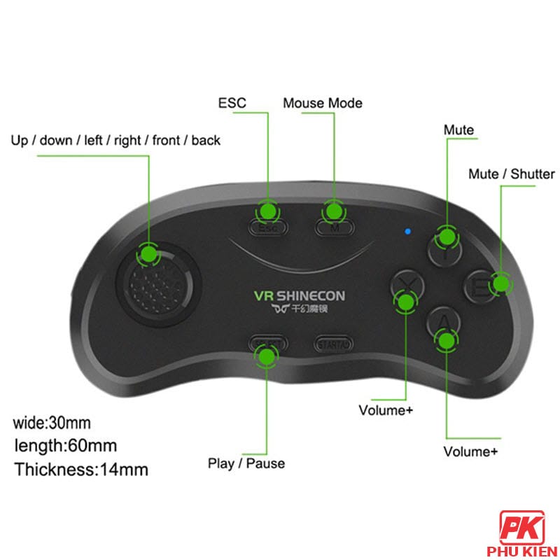 Tay game VR Shinecon SC-B01 kết nối Bluetooth 5 Tay game VR Shinecon SC-B01 kết nối Bluetooth