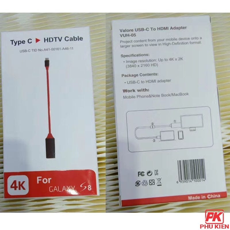 Cáp chuyển Type-C sang HDMI âm kết nối Điện thoại 2 Cáp chuyển Type-C sang HDMI âm kết nối Điện thoại - Ảnh 2